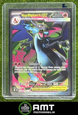 Mega Charizard X ex 2025 Pokemon Phantasmal Flames #109/094 Ultra Rare #2 - Image 1