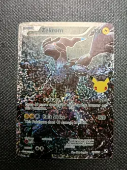 Pokemon TCG Zekrom 114/114 Celebrations Classic Collection 25th Anniversary NM/M - Image 1