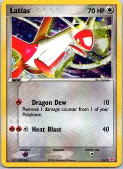 LATIAS ~ Trainer Kit 1 HOLO (#4/10) Pokemon TCG ~LOOK! - Image 1