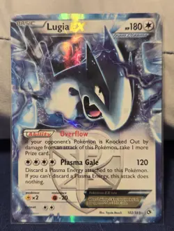 Lugia EX (Team Plasma) 102/113 - Pokemon Legendary Treasures - LP-MP - Image 1