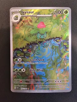Pokemon TCG - Ivysaur 167/165 - Illustration Rare - Scarlet & Violet 151 - NM - Image 1