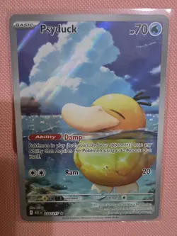 Pokemon TCG Psyduck 226/217 Illustration Rare Near Mint Ascended Heroes English - Image 1