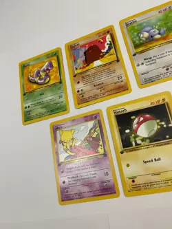 First Edition Pokemon Team Rocket Lot Ekans Diglett Abra Voltorb Dratini - Image 3