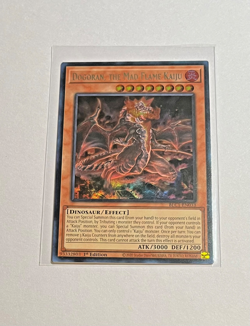 Yu-Gi-Oh! Dogoran The Mad Flame Kaiju #BLC1-EN033 Ultra Rare 1st Ed (NM) Silver - Image 1