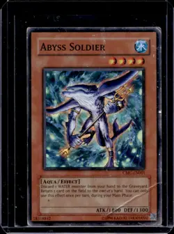 2004 Yu-Gi-Oh Capsule Monster Coliseum English Abyss Soldier #CMC-EN001 - Image 1