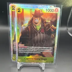 Capone "Gang" Bege SR OP11-101 M OPTCG One Piece A Fist of Divine Speed Series - Image 1