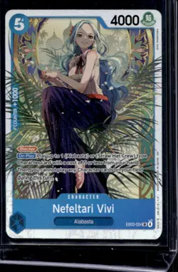 2026 One Piece Heroines Edition Nefeltari Vivi Super Rare #EB03-024 - Image 1