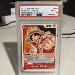 PSA 10 - Monkey.D.Luffy (Promotion Pack 2022) P-001 Pre-Errata One Piece Promo - Image 1