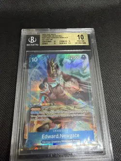 2025 One Piece Carrying On His Will OP13042 Edward Newgate Art SR BGS 10PRISTINE - Image 1