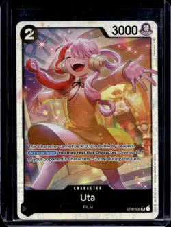 2023 One Piece Monkey D. Luffy Starter Deck Uta #ST08-002 - Image 1