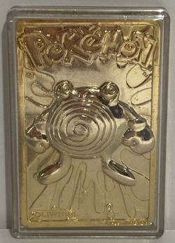 Pokemon Poliwhirl Limited Edition 23k Gold-Plated Trading Card - Image 1