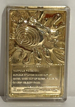 Pokemon Poliwhirl Limited Edition 23k Gold-Plated Trading Card - Image 3