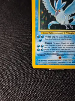 Pokemon TCG Fossil Set Articuno Holo Rare Card 2/62 WOTC NM Vintage - Image 4