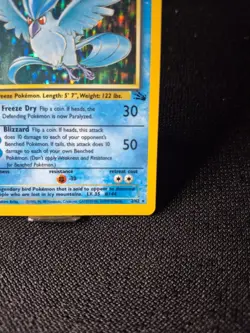 Pokemon TCG Fossil Set Articuno Holo Rare Card 2/62 WOTC NM Vintage - Image 5