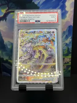 Pokemon Mewtwo VSTAR GG44/GG70 Crown Zenith: Galarian Gallery Holo Card PSA 9 - Image 1
