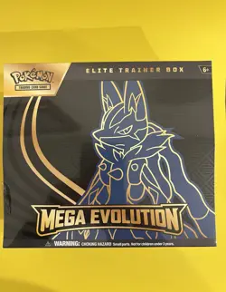 Pokemon ETB Mega Evolution Mega Lucario Elite Trainer Box New Factory Sealed - Image 1