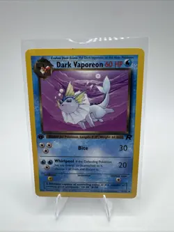 Pokemon TCG Dark Vaporeon 1st Edition Uncommon Card 45/82 - Image 1