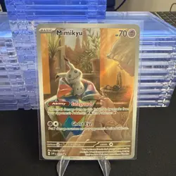 Mimikyu SVP 075 Black Star Promo Holo Paldean Fates Pokemon TCG Card 2024 - Image 1
