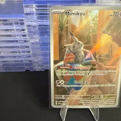 Mimikyu SVP 075 Black Star Promo Holo Paldean Fates Pokemon TCG Card 2024 - Image 2