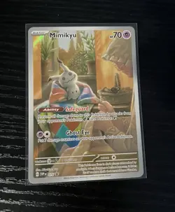 Pokemon TCG Mimikyu Scarlet & Violet Promo Card 075/Promo Near Mint Condition - Image 1