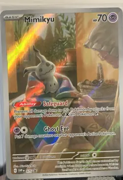 Pokemon TCG Mimikyu Scarlet & Violet Promo Card 075/Promo Near Mint Condition - Image 2