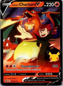 Lance's Charizard V Holo Promo SWSH: Sword & Shield Promo Cards SWSH133 NM - Image 1