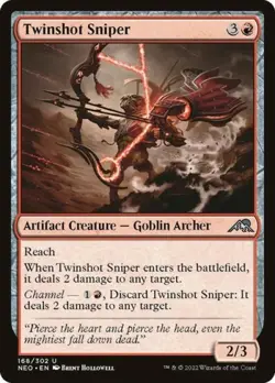 Twinshot Sniper - Near Mint MTG Kamigawa: Neon Dynasty - Image 1