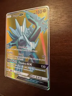 Dialga GX Gold 146/156 Full Art Ultra Prism Pokemon Card LP Lightly Played - Image 4