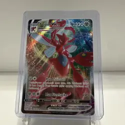 Scizor Vmax 119/189 Darkness Ablaze NM Full Art Ultra Rare Pokemon Card - Image 1