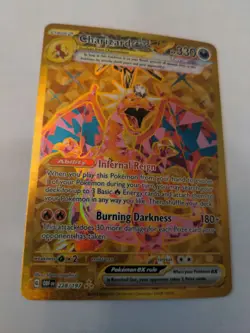 Pokemon TCG Charizard EX Holo Card Sv03: Obsidian Flames 228/197 Mint - Image 3