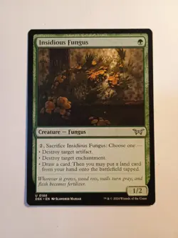 Insidious Fungus 0186 Mtg Magic The Gathering Regular Uncommon DSK NM - Image 1