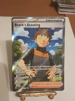 Brock's Scouting Journey Together Ultra Rare Pokemon Card 179/159 - Image 1
