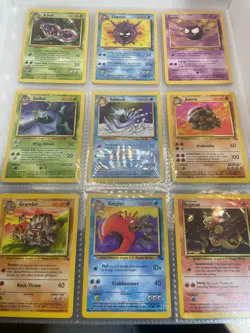 1999 Pokemon Fossil Cards #31-62 All Common/ Uncommon & Trainers 32 Card Set - Image 3