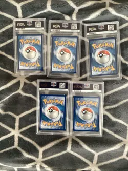 PSA Graded Pokemon Cards Lot Of 5 - Image 2