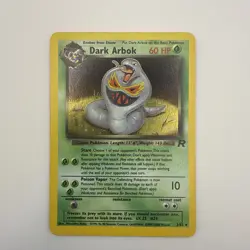 Pokemon TCG Dark Arbok Unlimited Holo Rare Card 2/82 - Image 1