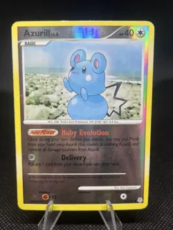 Azurill 69/130 Diamond and Pearl Reverse Holo pokemon card - Image 1