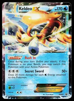 Keldeo EX BW61 Holo Black and White Promo Pokemon Card - Image 1