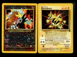 Electabuzz 2 1999 Entei 34 Black Star Promo 2001 Vintage Pokemon Card Lot WOTC - Image 1