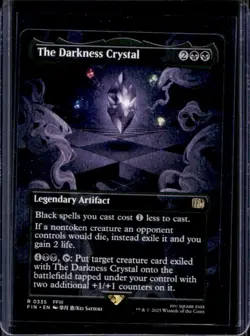 2025 Magic MTG Final Fantasy Darkness Crystal BL Rare #0335 - Image 1