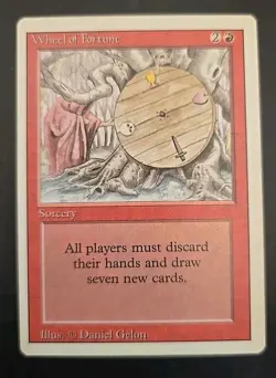 Wheel of Fortune Revised Edition MTG Regular Lightly Played #3 CD1968 - Image 1