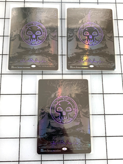 All Will Be One OIL SLICK raised foil SWAMP x3 mtg pack fresh I Combine Ship - Image 1