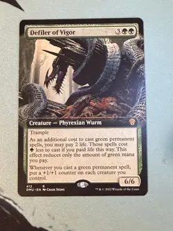 MTG Defiler of Vigor *EXTENDED ART* Dominaria United 412 Pack Fresh - Image 1