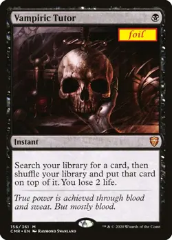 *FOIL* Vampiric Tutor - Commander Legends - Magic The Gathering - Image 1