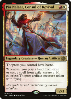 Pia Nalaar, Consul of Revival [March of the Machine: The Aftermath] Magic MTG - Image 1