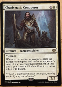 LIMITED EDITION Lost Caverns of Ixalan MtG Charismatic Conqueror Unplayed NM - Image 1