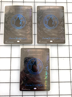 All Will Be One OIL SLICK raised foil ISLAND x3 mtg pack fresh I Combine Ship - Image 1