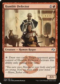 2x Humble Defector - Foil Fate Reforged LP MTG - Image 1