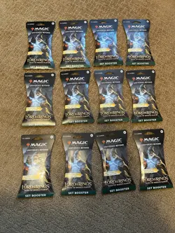 MTG 12x The Lord of the Rings Tales of Middle-Earth Set Booster Packs Magic, New - Image 1