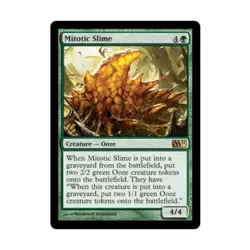 WOTC MtG M11 Mitotic Slime (R) (Foil) EX - Image 1