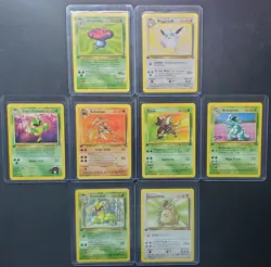 Pokemon WOTC 1st Edition 1999 Jungle Fossil Gym Challenge Lot of 8 LP/MP - Image 1